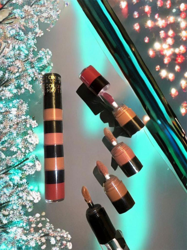 Might cinema lipgloss 4 in 1 color matte, shade 206