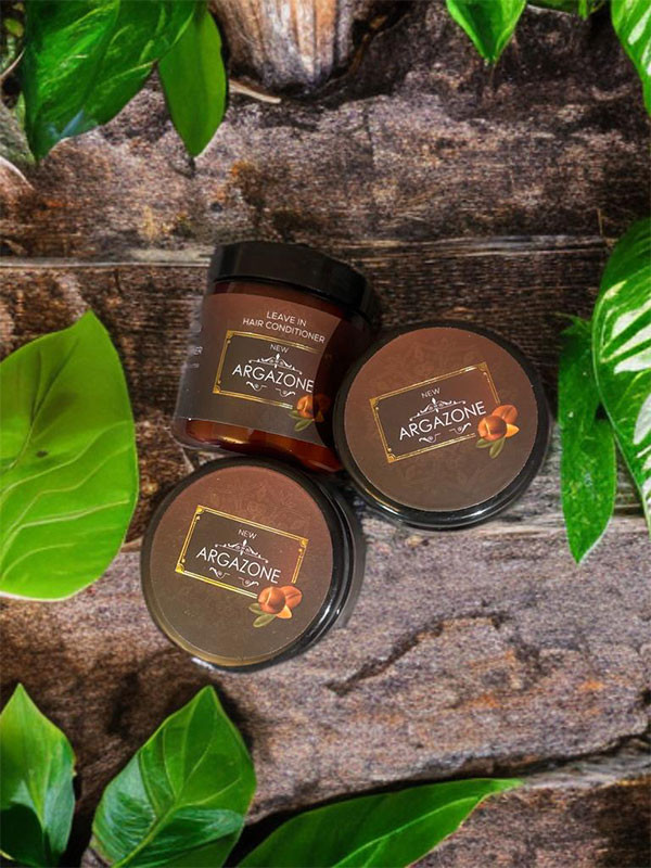 Leave in hair conditioner argazone