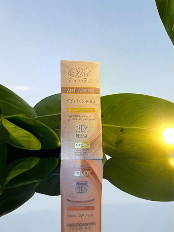 Eva Collagen Sun Block with collagen to protect the skin from the sun's rays