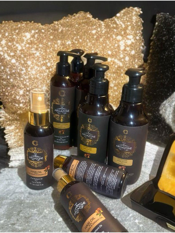 margazone hair Oil with argan