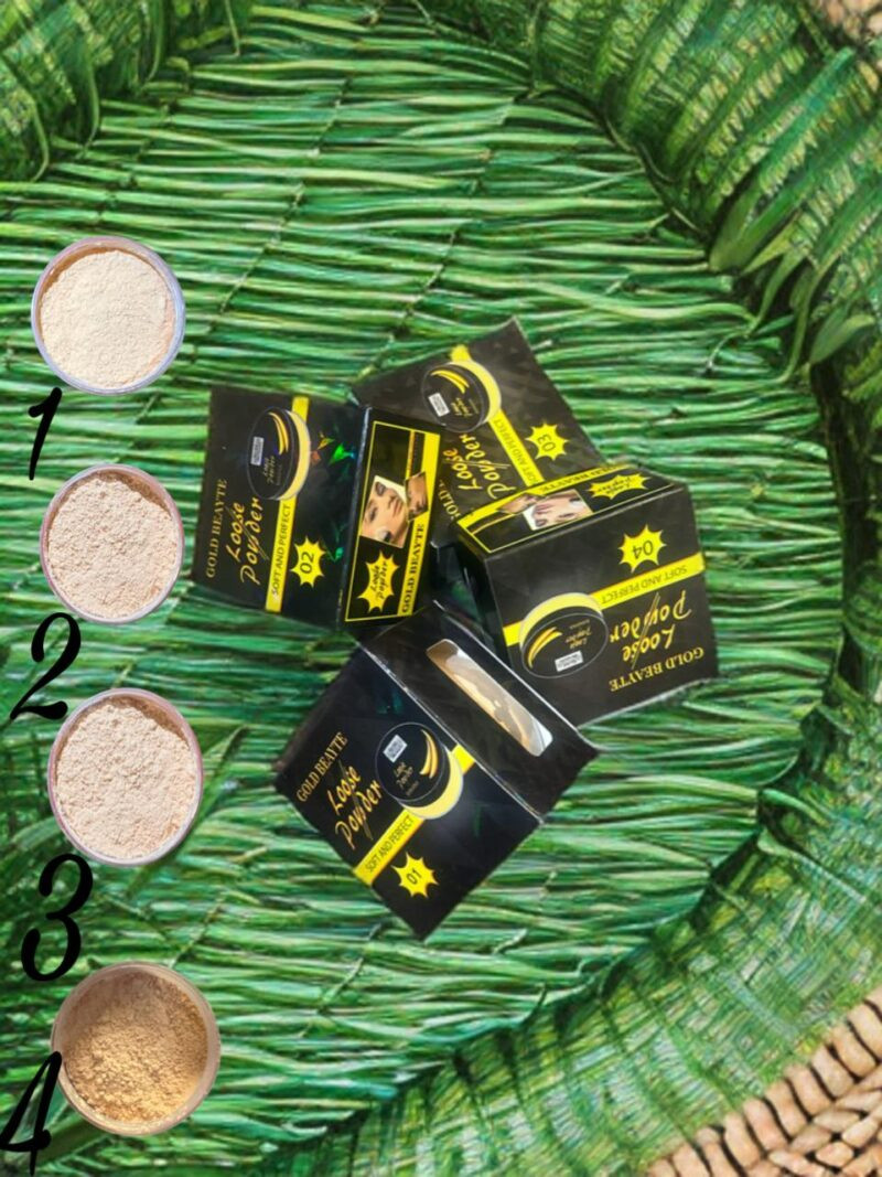 Gold beauty loose powder soft and perfect, grade 4