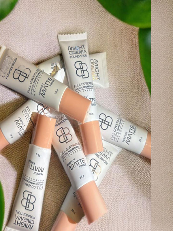 Might cinema foundation BB full coverage waterproof matte 35.g, grade 103