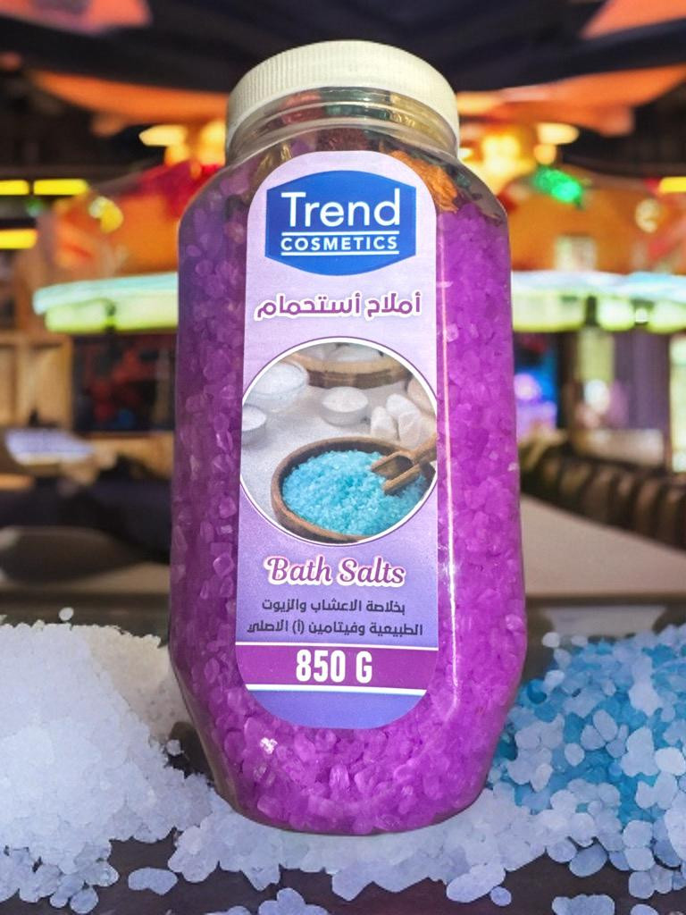 Trend Bath Salts with Herbal Extracts and Oils